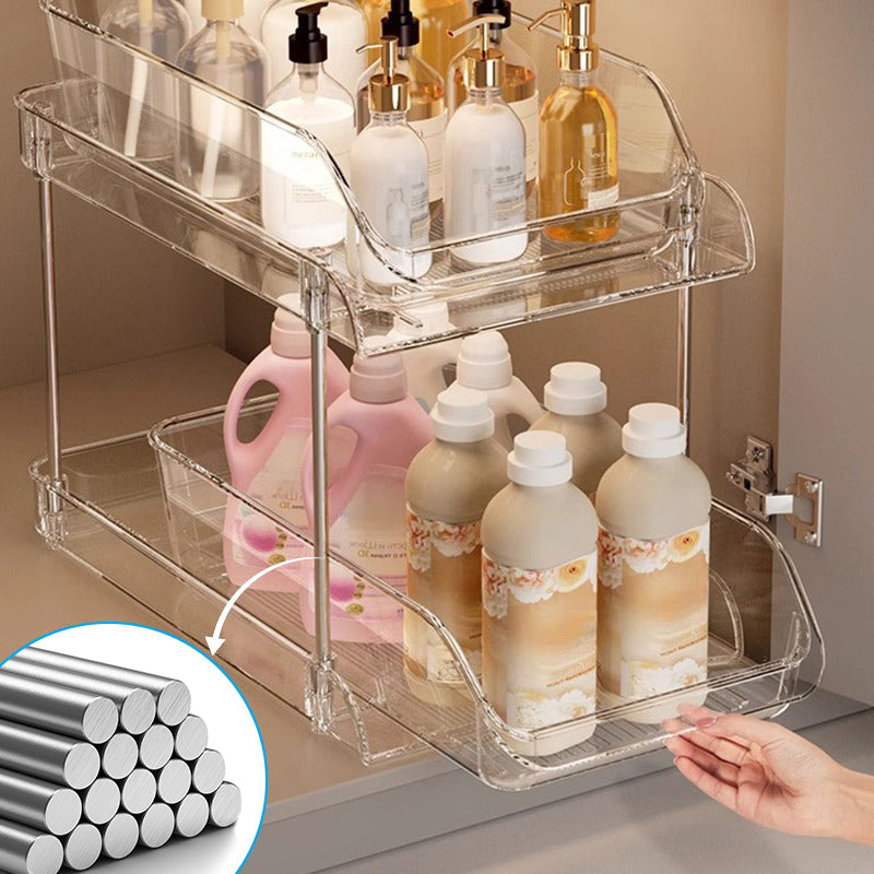 🔥2025 Hot Sale🔥Multifunctional pull-out organizer for under the bathroom sin