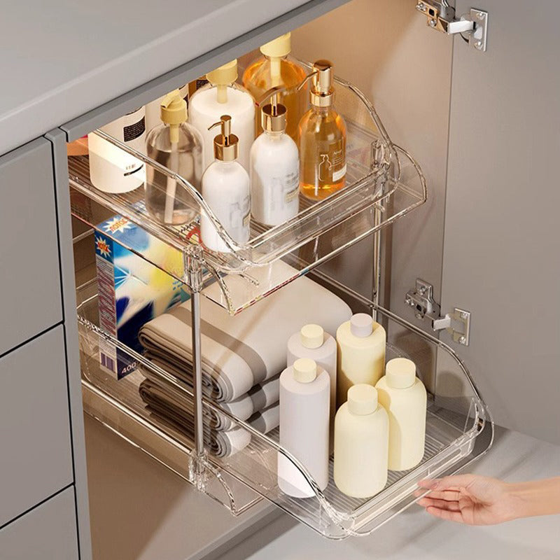 🔥2025 Hot Sale🔥Multifunctional pull-out organizer for under the bathroom sin
