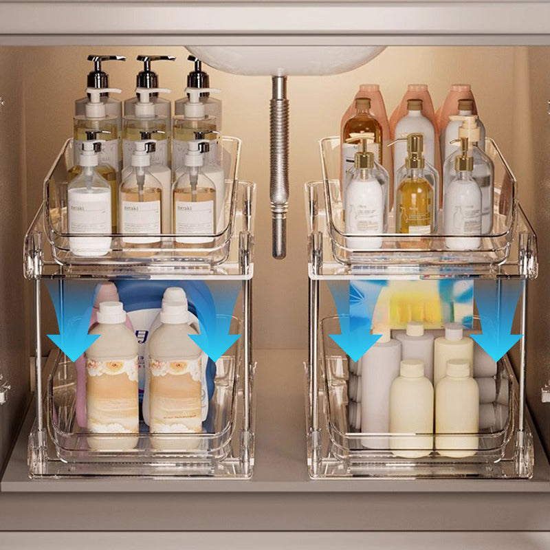 🔥2025 Hot Sale🔥Multifunctional pull-out organizer for under the bathroom sin