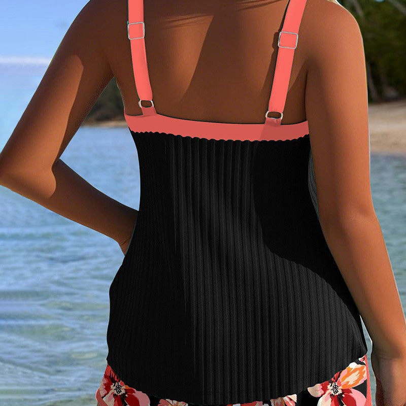 ⏳Time-limited Special⏰Printed Swimsuit Top & Shorts Set🩱