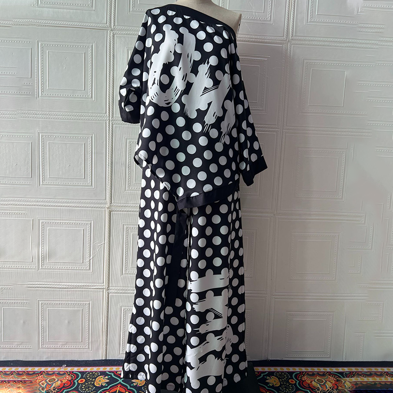 ⏳Time-limited Special⏰Women’s Fashion Oversize Top & Wide-Leg Pants 2 PCS Set