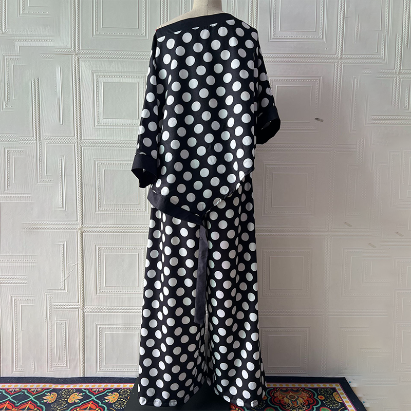 ⏳Time-limited Special⏰Women’s Fashion Oversize Top & Wide-Leg Pants 2 PCS Set