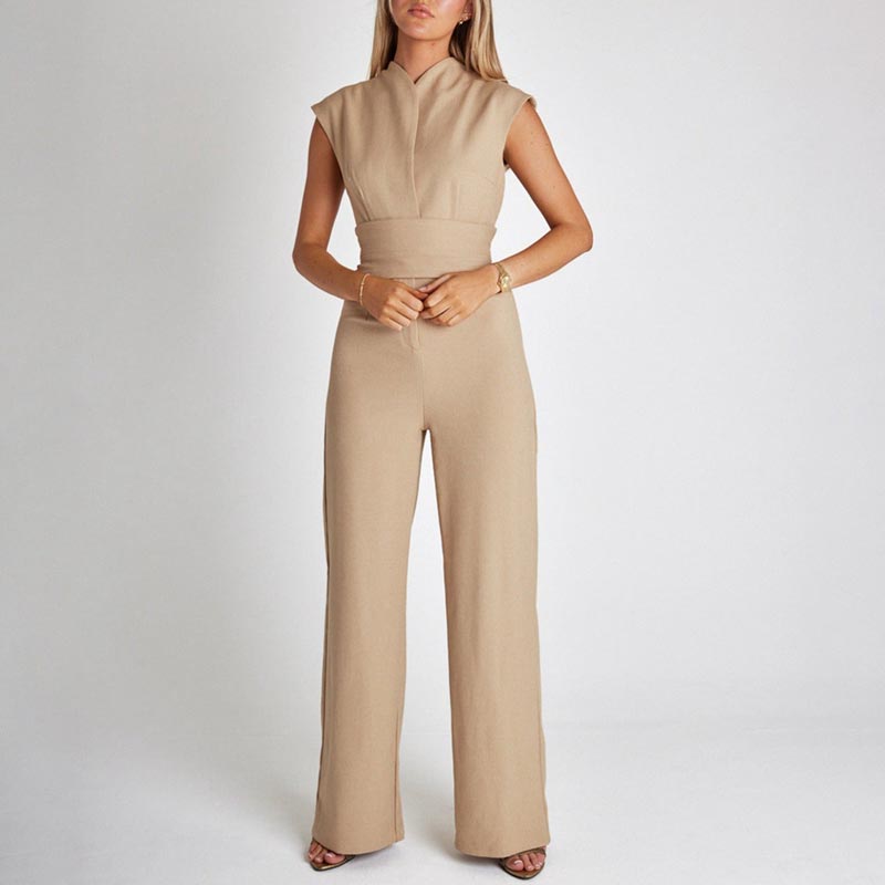 💗Summer Specials 50% OFF✨Women's Sleeveless Wide-Leg Jumpsuit