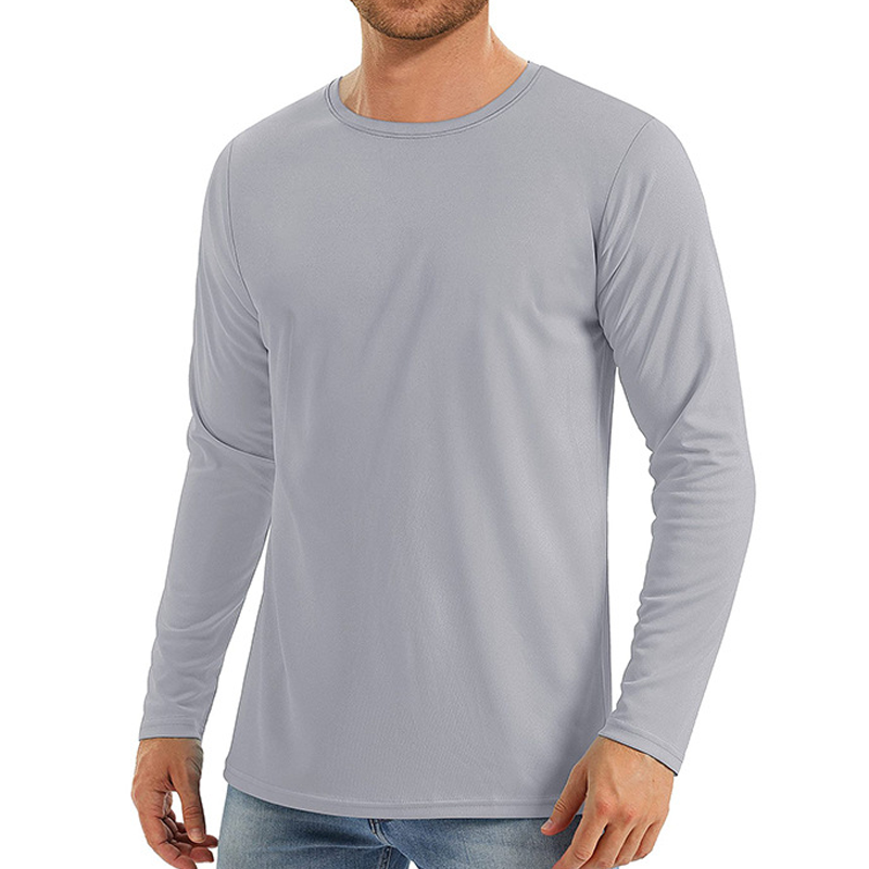 Quick-Dry Casual Round-Neck Sun Protection Long Sleeve Shirt