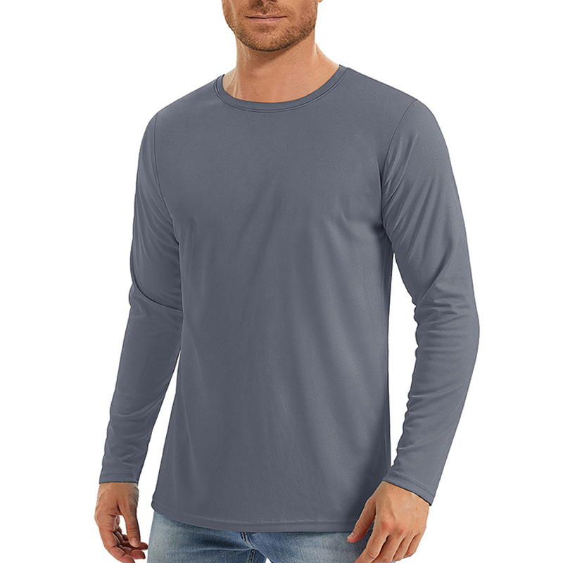Quick-Dry Casual Round-Neck Sun Protection Long Sleeve Shirt