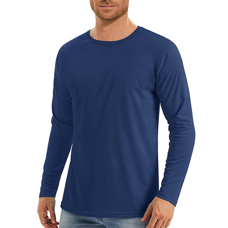 Quick-Dry Casual Round-Neck Sun Protection Long Sleeve Shirt