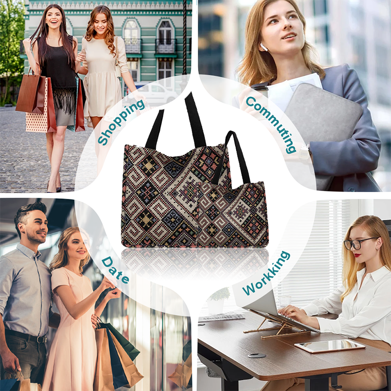Vintage Fashion Tote Shoulder Bag for Women