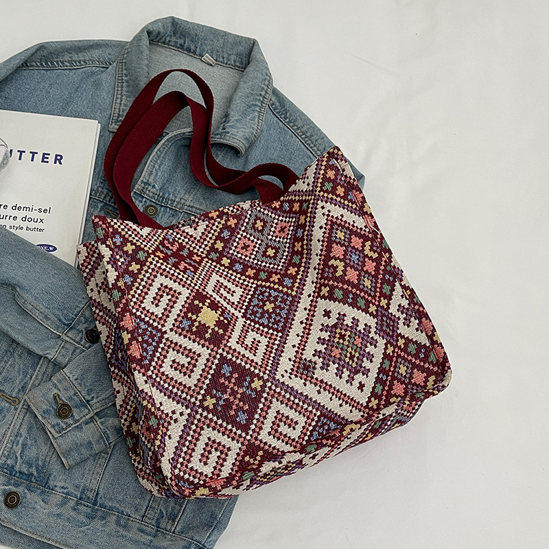 Vintage Fashion Tote Shoulder Bag for Women