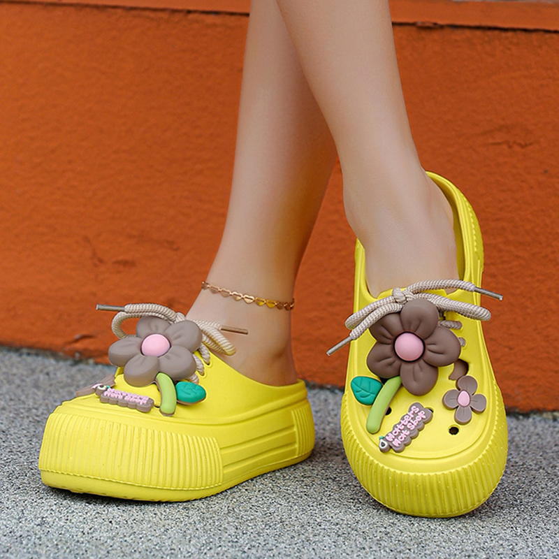 💖2025 HOT SALE 20% OFF🌈Women’s Breathable Slippers with Flower Decoration🌴