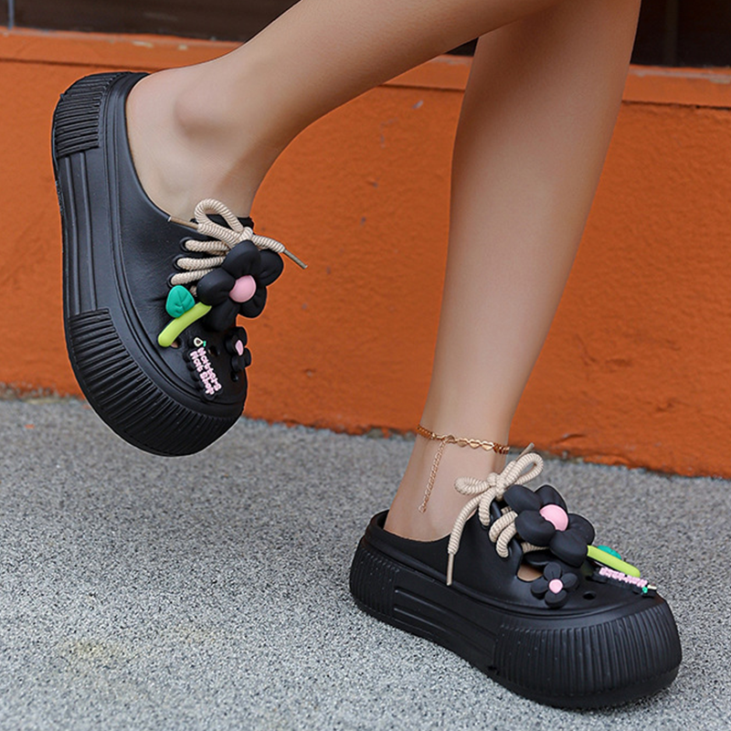 💖2025 HOT SALE 20% OFF🌈Women’s Breathable Slippers with Flower Decoration🌴