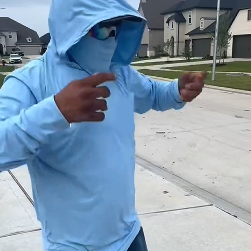 Men’s Lightweight Quick-Dry UV Protection Hoodie