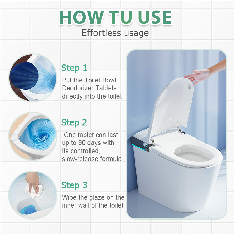 🌸Buy 1 Get 1 Free🌸Toilet Bowl Deodorizer Tablets with Fresh Aroma (1 tablet = 3 regular tablets) 🚽🧼
