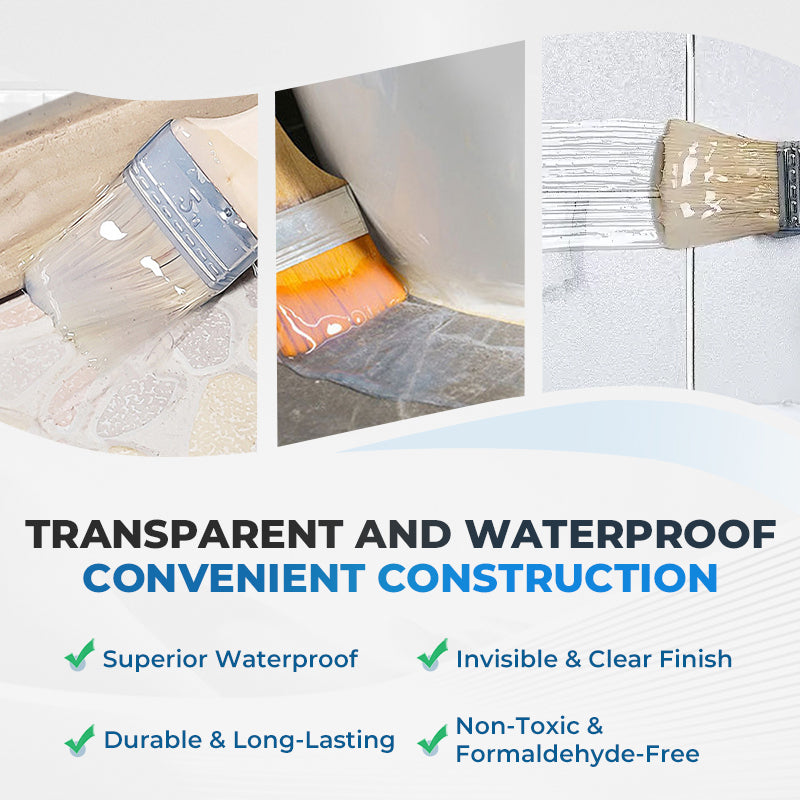 Transparent Waterproof Coating for Indoor & Outdoor