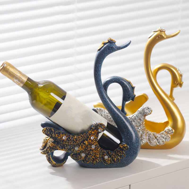 🔥Hot Sale🔥Swan Wine Bottle Holder Rack