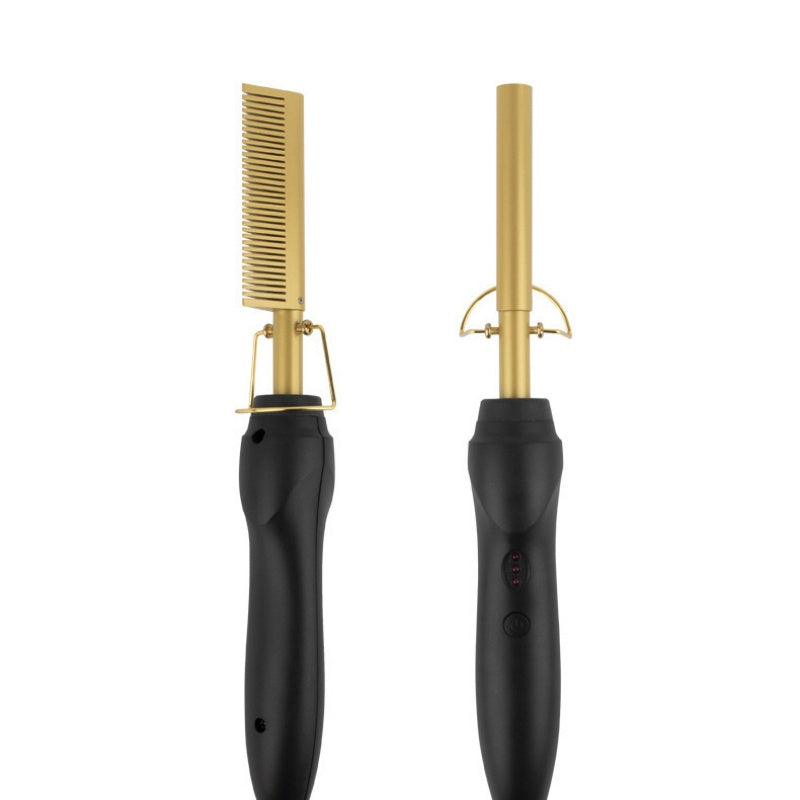 🔥Hot Sale(💥50%OFF)🔥Portable Electric Hair Straightening and Curling Comb