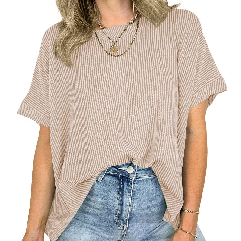 Women’s Cozy Ribbed Oversized T-Shirt