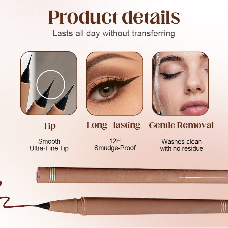 Quick-Drying & Waterproof Ultra-Fine Tip Eyeliner