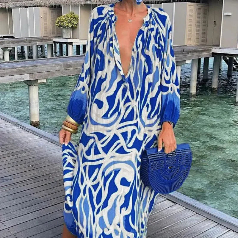 Women’s Sexy Deep V-Neck Dress