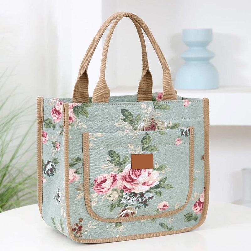 🍃Floral Print Lunch Bag for Women