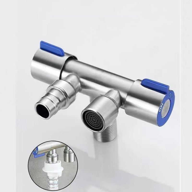 Stainless Steel Dual Outlet Water Valve