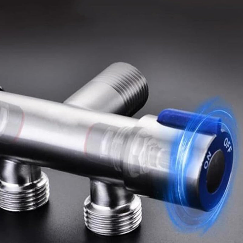Stainless Steel Dual Outlet Water Valve