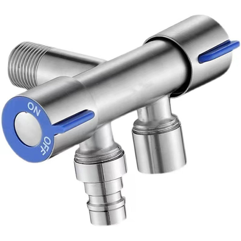 Stainless Steel Dual Outlet Water Valve