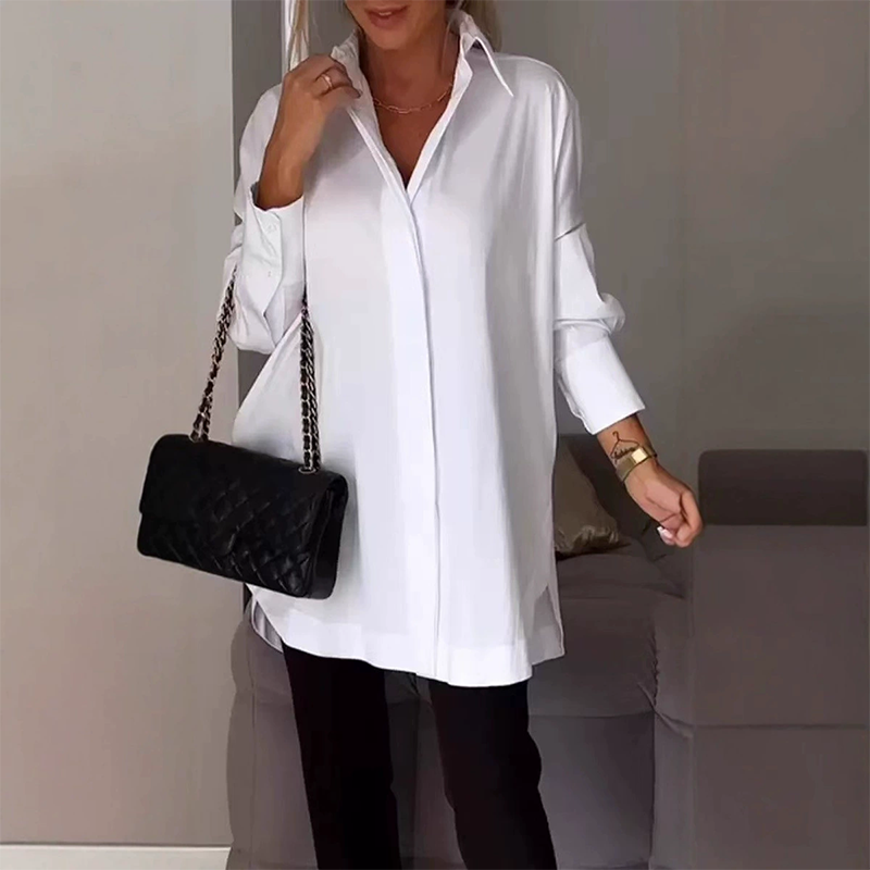 💜 LAST DAY PROMOTION - 50%OFF 💜 Women’s Loose Fit Button-down Long Sleeve Shirt