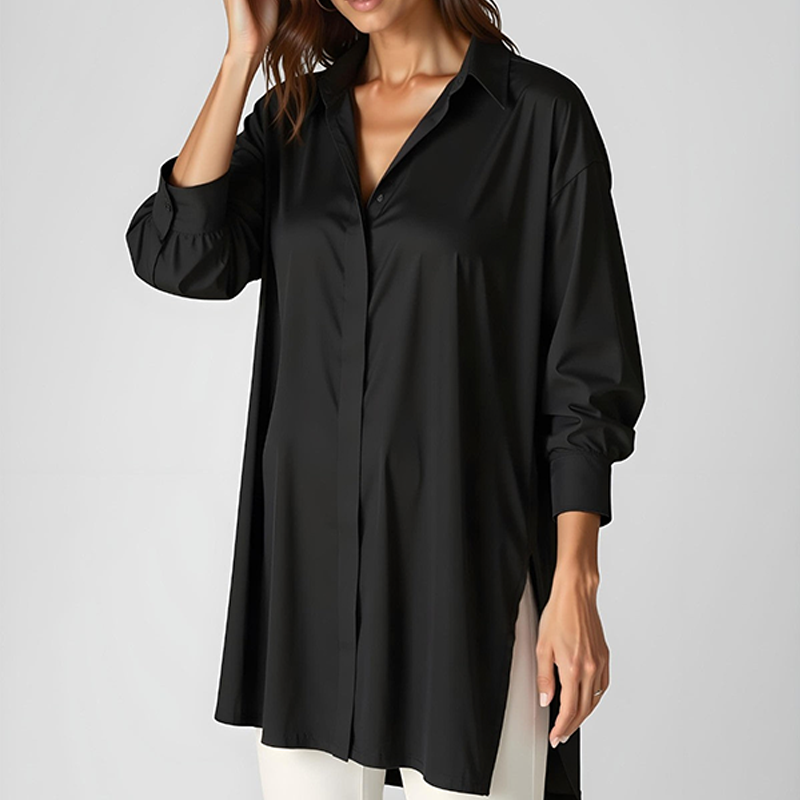 💜 LAST DAY PROMOTION - 50%OFF 💜 Women’s Loose Fit Button-down Long Sleeve Shirt