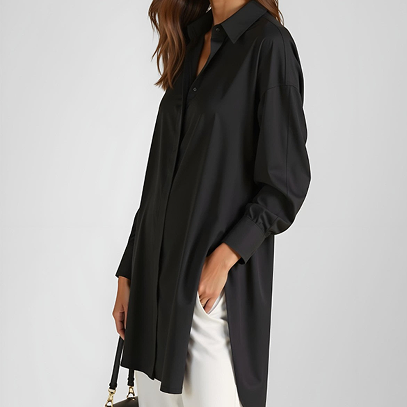 💜 LAST DAY PROMOTION - 50%OFF 💜 Women’s Loose Fit Button-down Long Sleeve Shirt