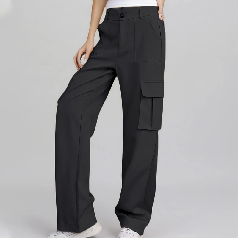 🍃Women's Fashion Solid Color Cargo Pants