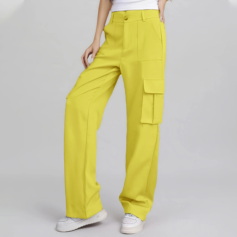 🍃Women's Fashion Solid Color Cargo Pants