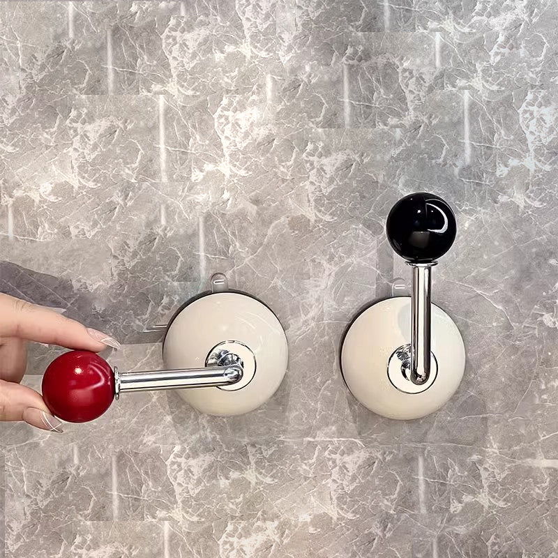 Suction Cup Hook for Hair Tie Storage