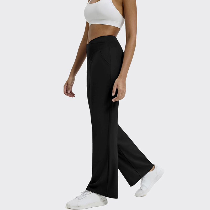 Women’s Stylish High Waist Pants with Pockets