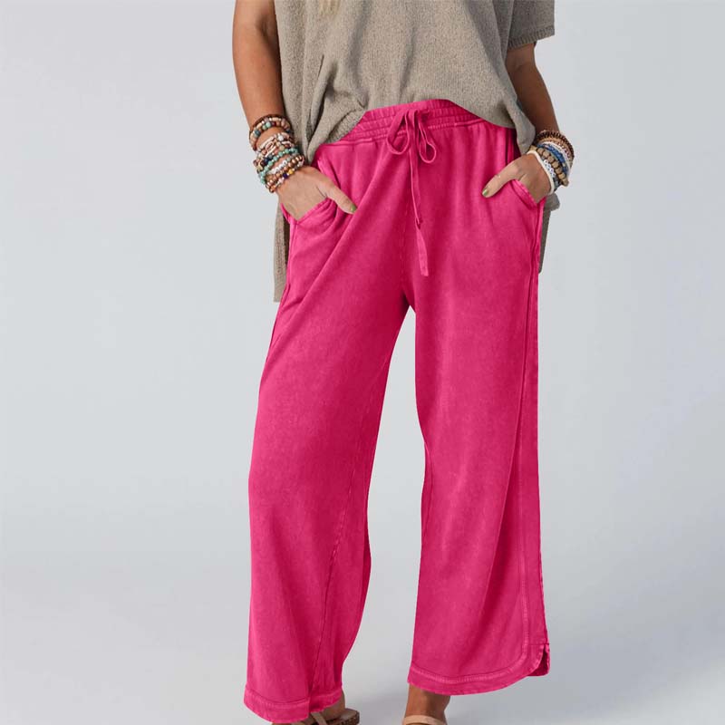 💜 LAST DAY PROMOTION - 50%OFF 💜 Women’s Comfortable Wide-Leg Elastic Waist Pants