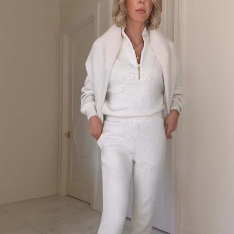 Women's Trendy Top & Pants Two-Piece Set