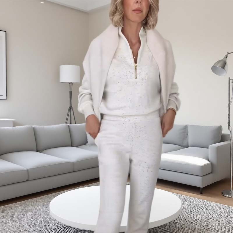 Women's Trendy Top & Pants Two-Piece Set