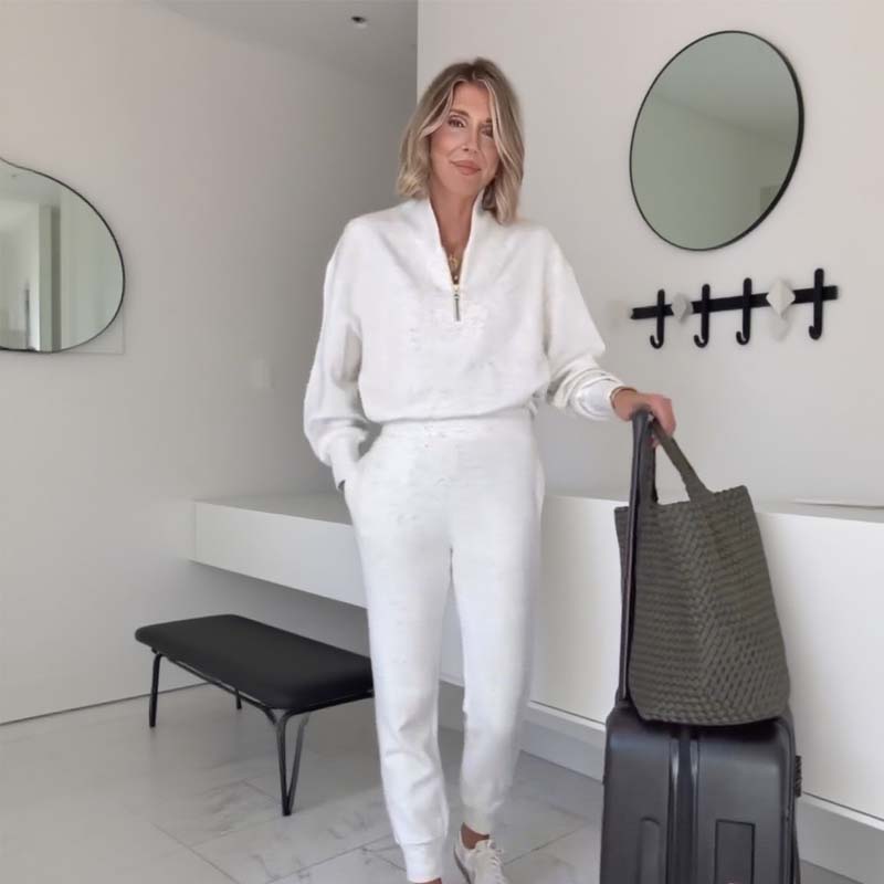 Women's Trendy Top & Pants Two-Piece Set