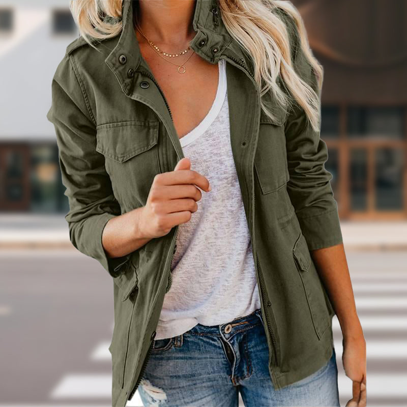Women's Casual Multi-Pocket Jacket