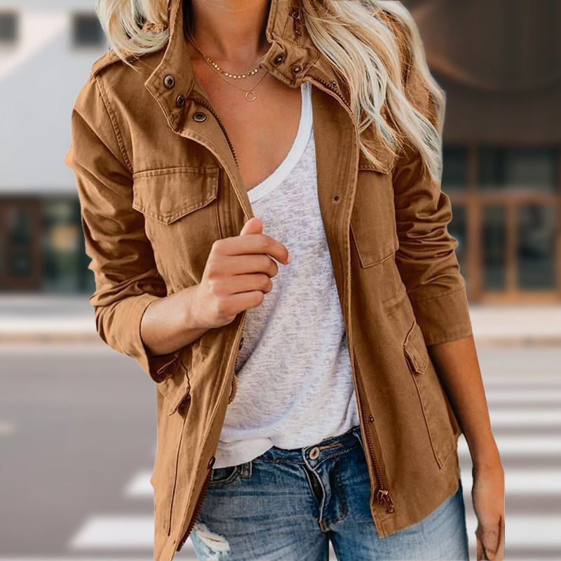 Women's Casual Multi-Pocket Jacket