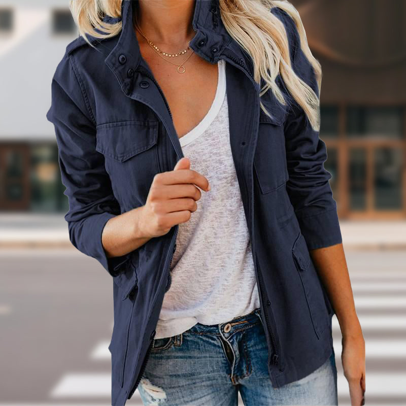 Women's Casual Multi-Pocket Jacket