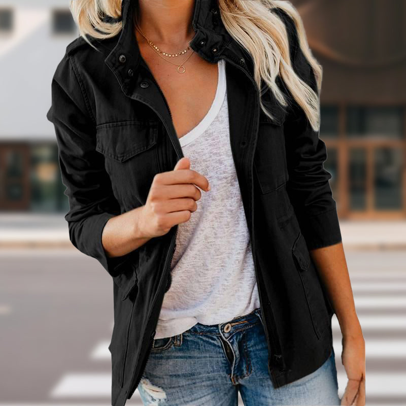 Women's Casual Multi-Pocket Jacket