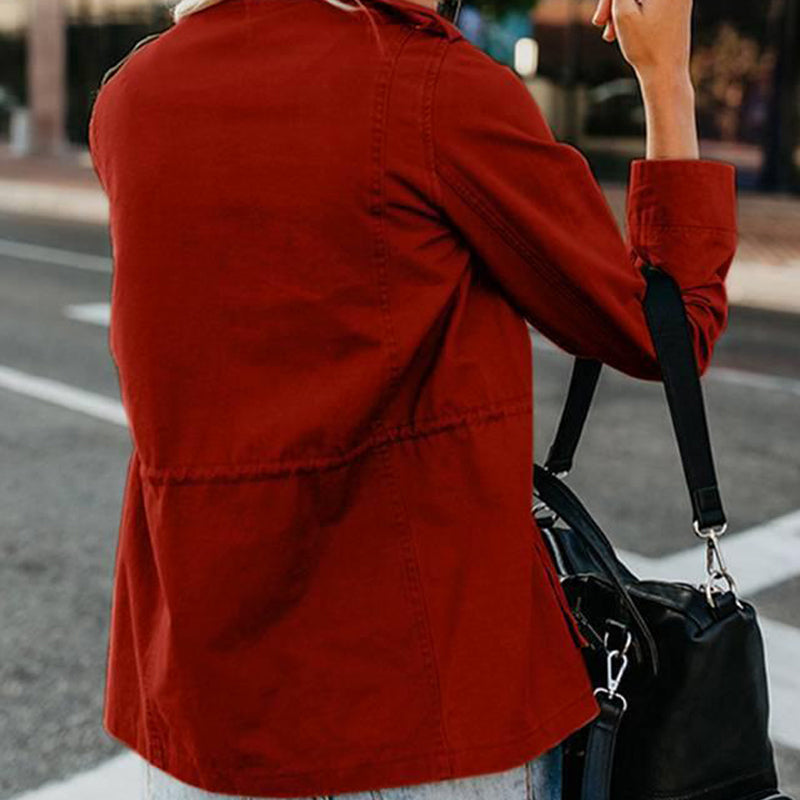 Women's Casual Multi-Pocket Jacket