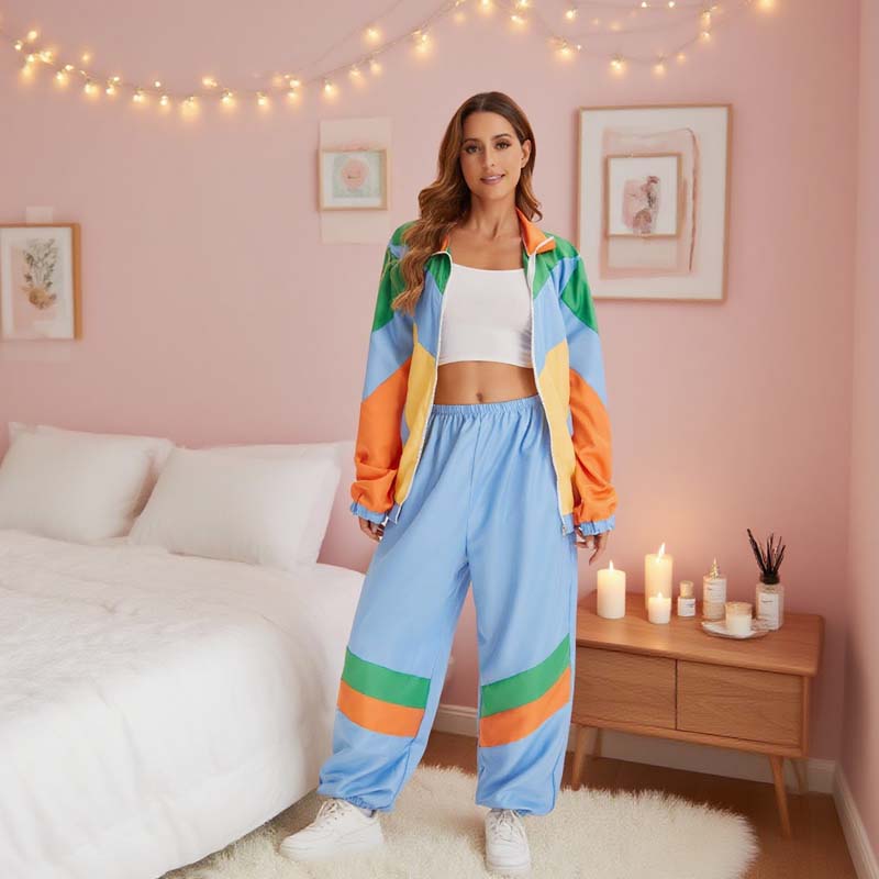 Vintage 80s Tracksuit –Unisex & Disco Style