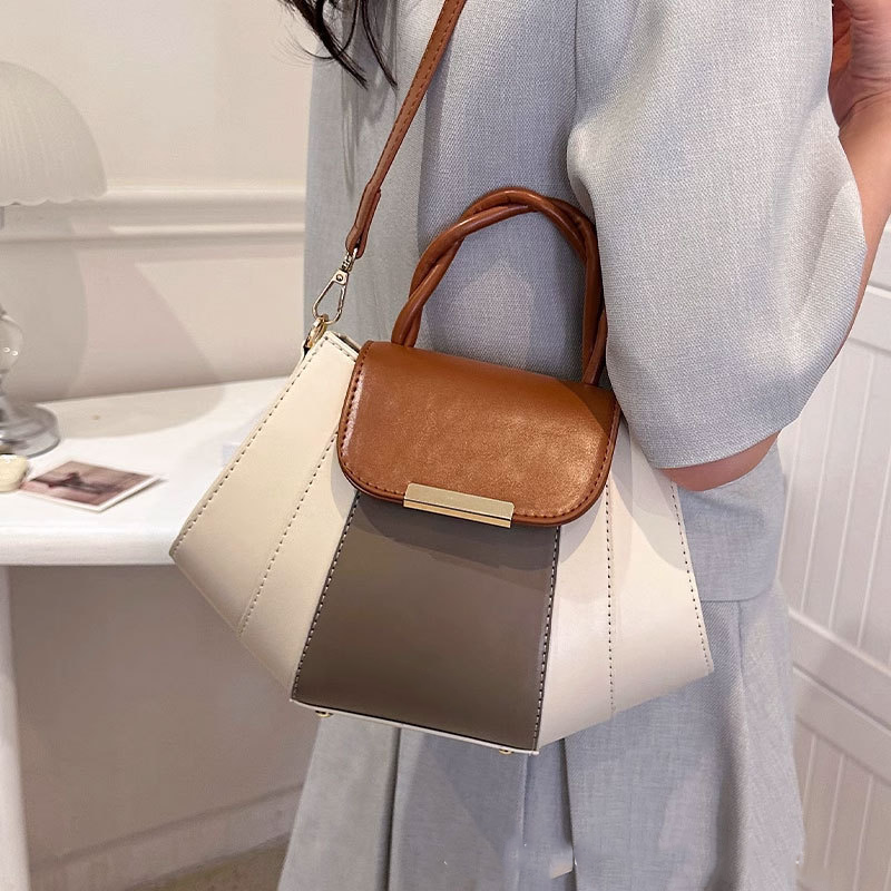 Women's Color-Block Tote Daily Bag