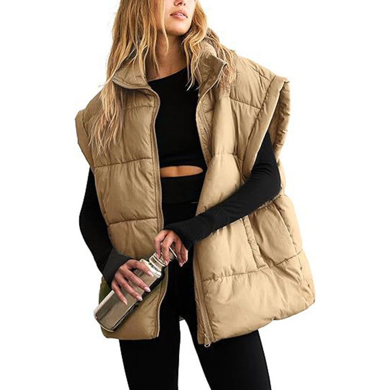🎁New Arrivals: 50% Off-Women's Thick Warm Solid Color Vest