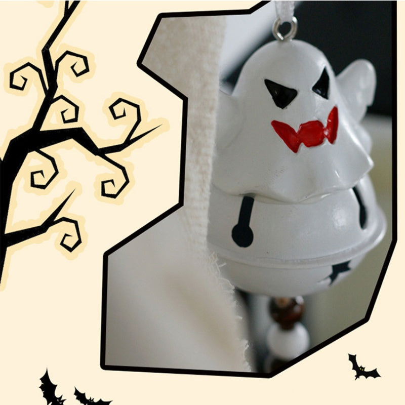 Charming Ghost Shaped Hanging Decoration & Bell