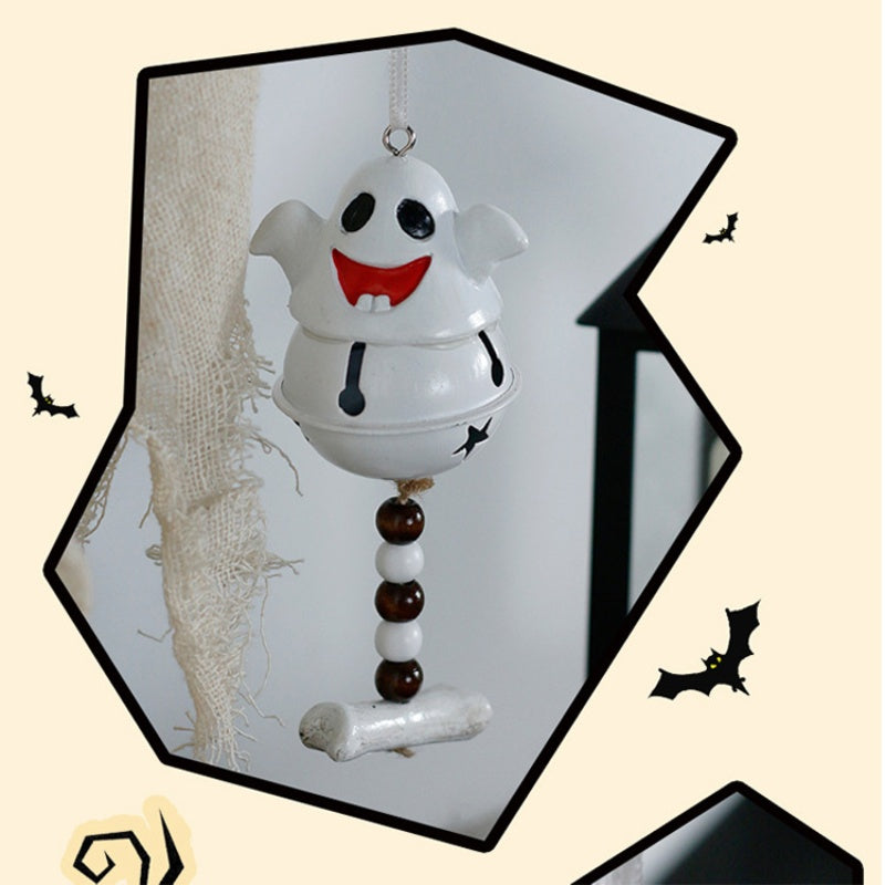 Charming Ghost Shaped Hanging Decoration & Bell