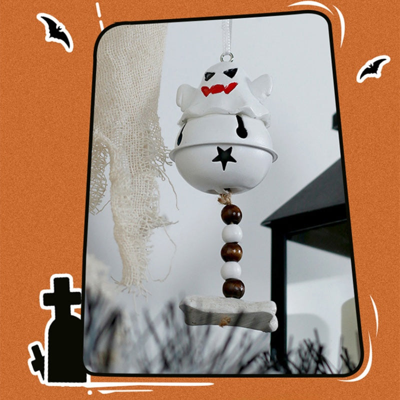 Charming Ghost Shaped Hanging Decoration & Bell