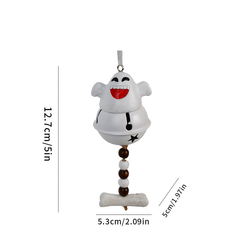 Charming Ghost Shaped Hanging Decoration & Bell