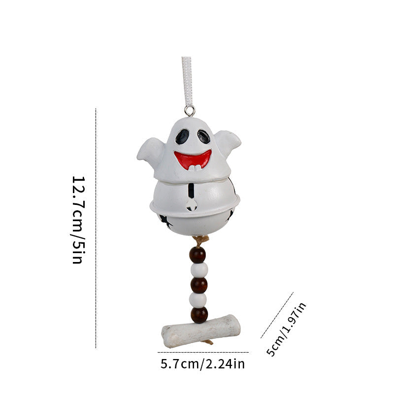 Charming Ghost Shaped Hanging Decoration & Bell